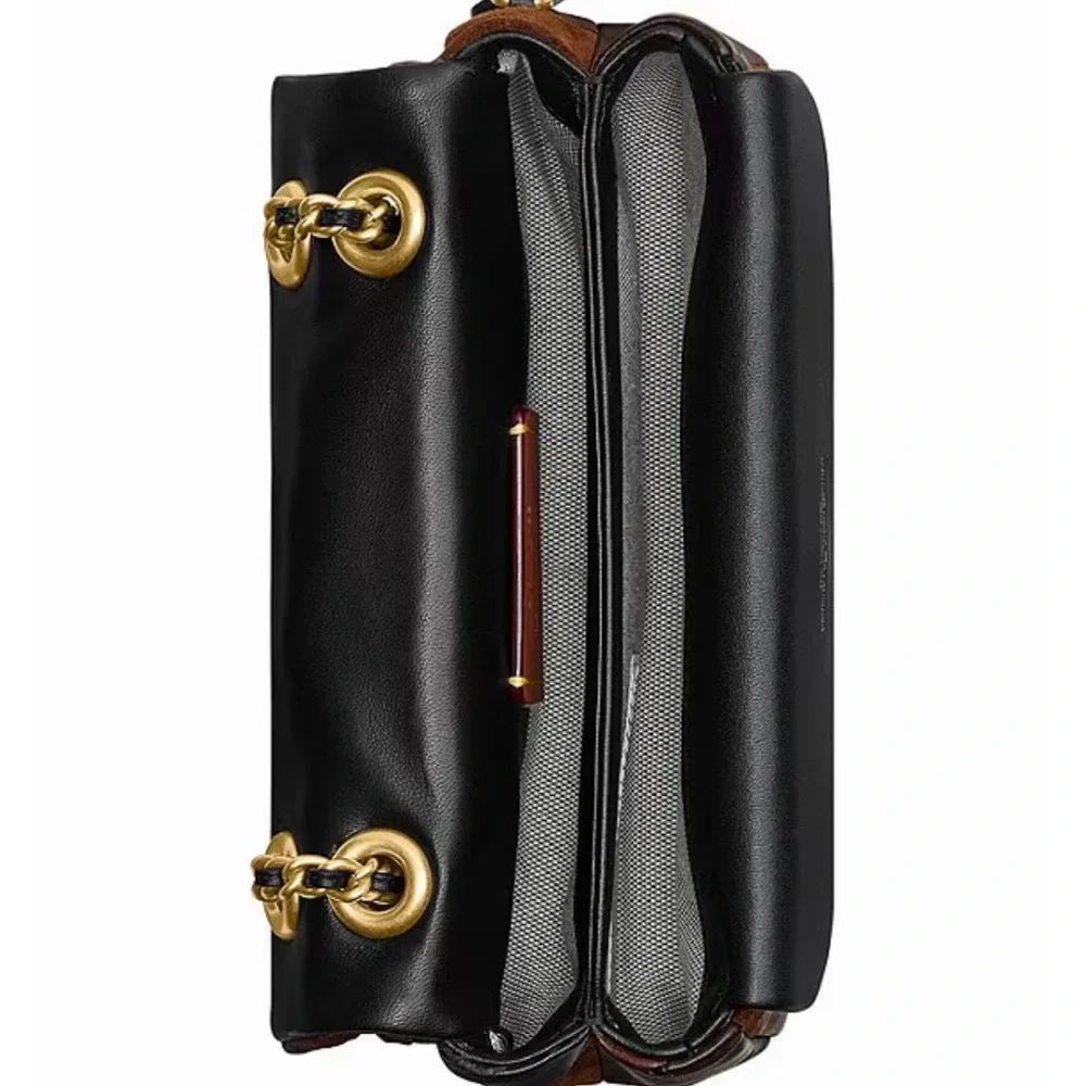 Coach Quilted Patchwork Leather & Suede Shoulder Bag - Picture 8 of 8